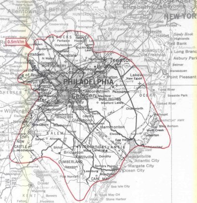 WNWR Broadcast Coverage Area