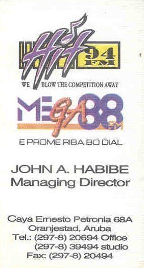 Radio Station MEGA88 Aruba